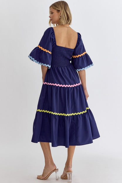 Ty Tiered Midi Dress