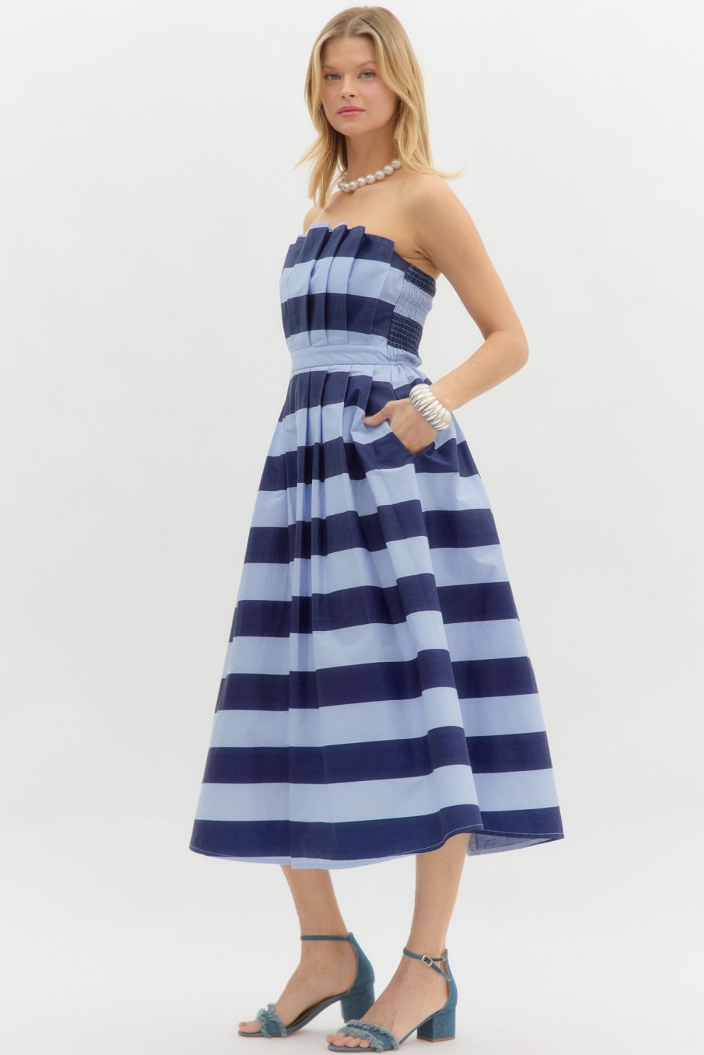 The Harbor Stripe Dress