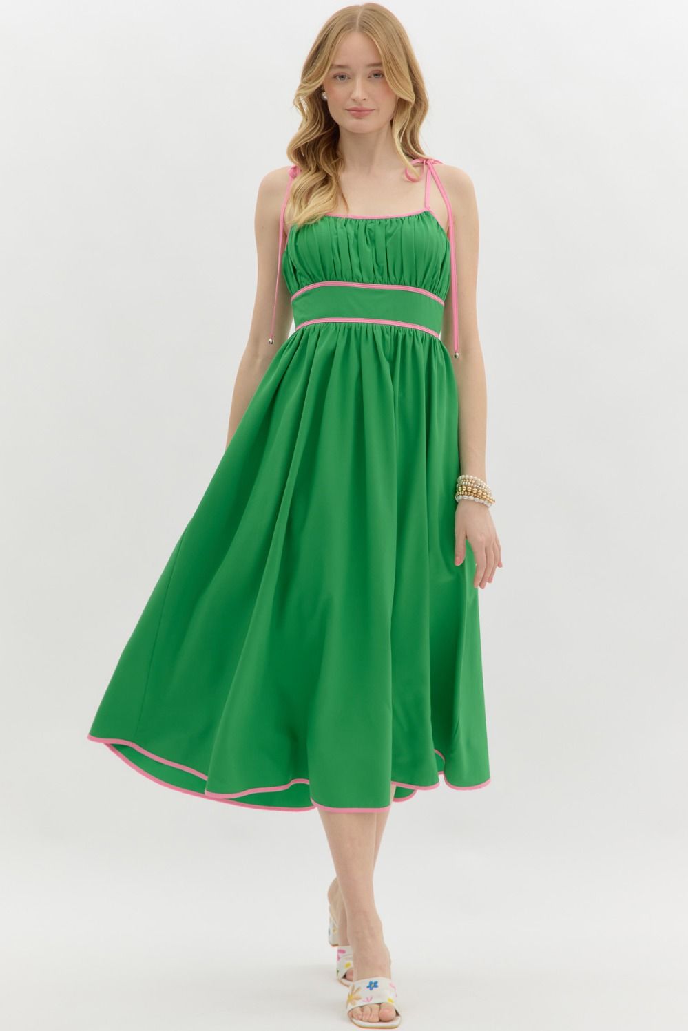 Emerald Bloom Dress