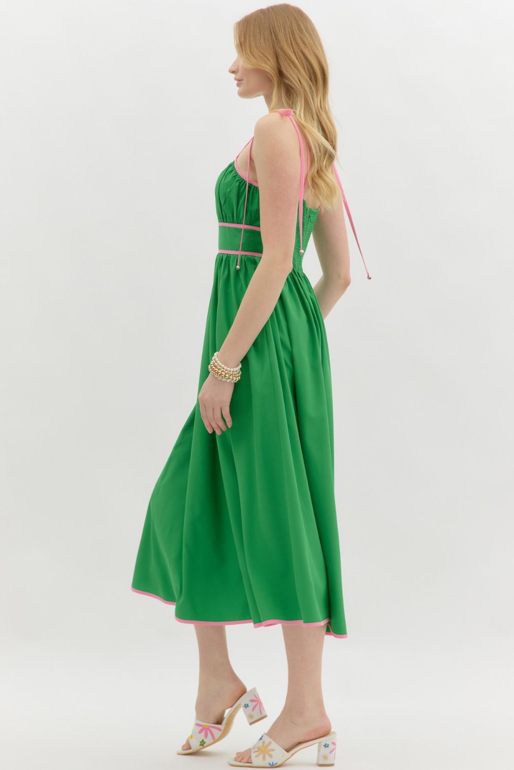 Emerald Bloom Dress