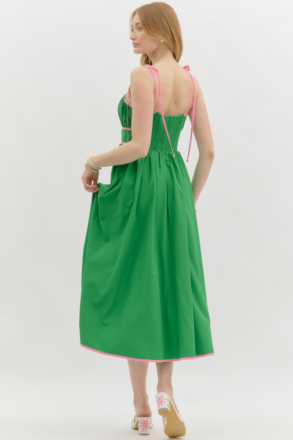 Emerald Bloom Dress