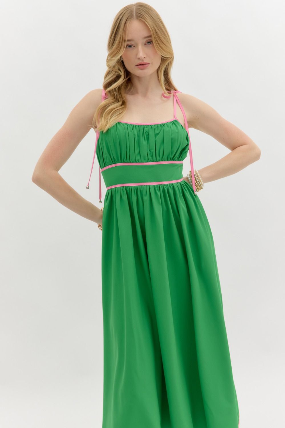 Emerald Bloom Dress
