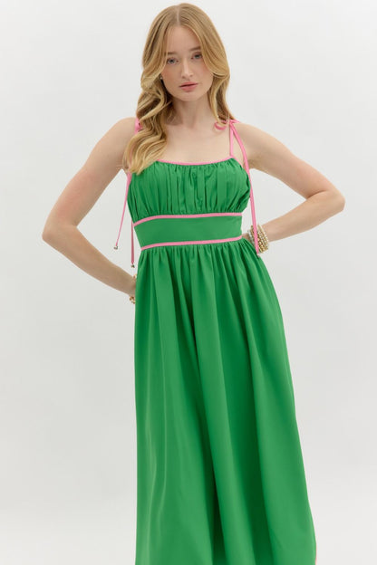 Emerald Bloom Dress