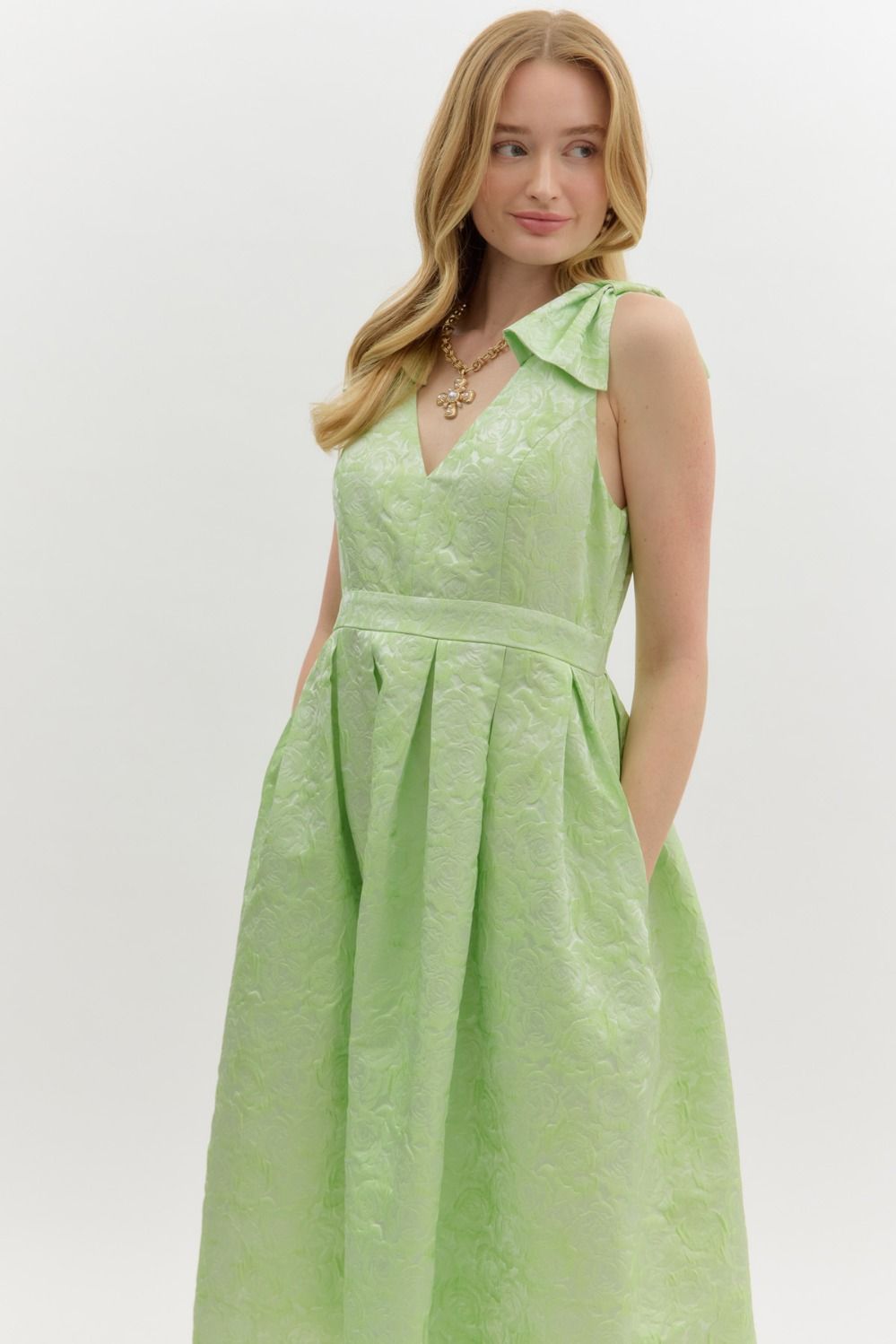 Bows & Botanicals Dress - Threads of Grace Bows & Botanicals Dress Bows & Botanicals Dress - Threads of Grace Bows & Botanicals Dress