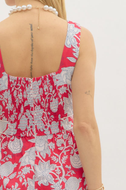 Paisley Rouge Dress