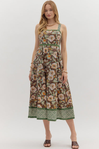 Garden Verse Midi Dress