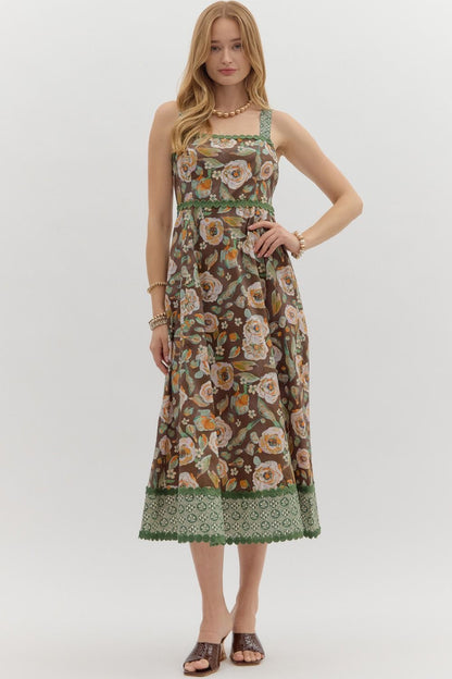Garden Verse Midi Dress