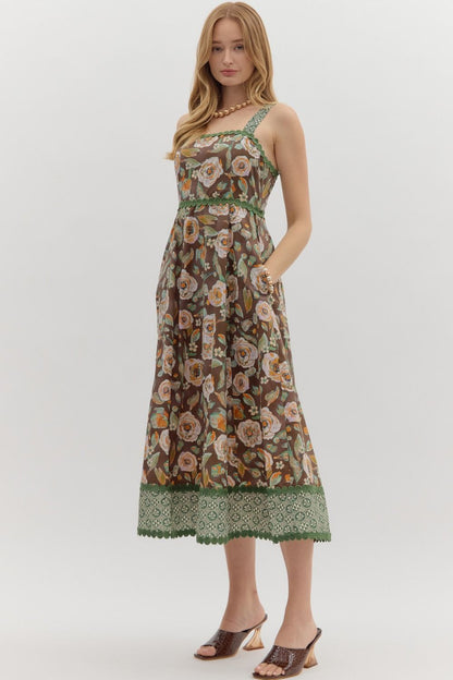 Garden Verse Midi Dress