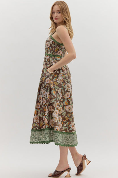 Garden Verse Midi Dress