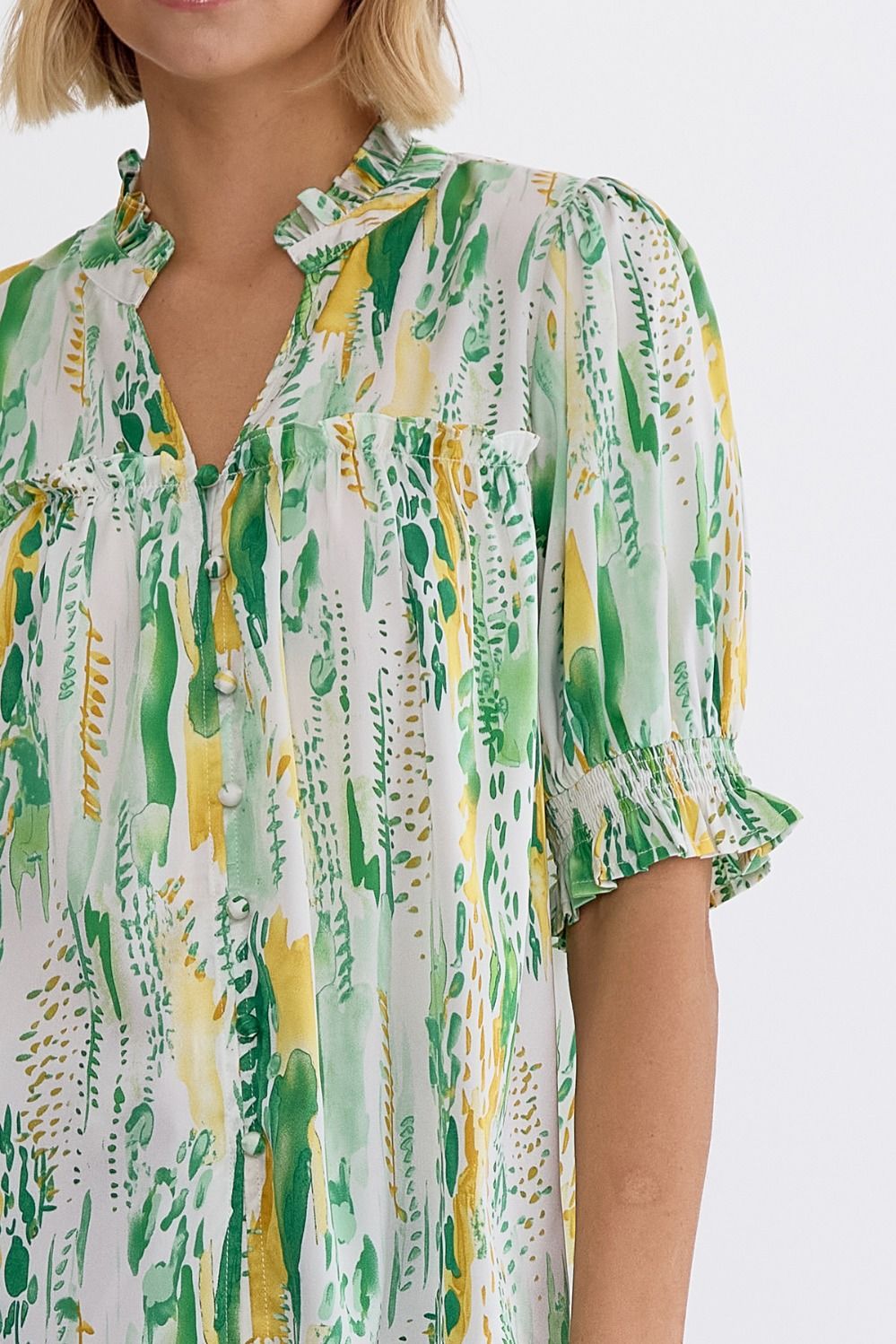 Audrey Button Up Top