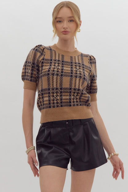 Penelope Plaid Sweater