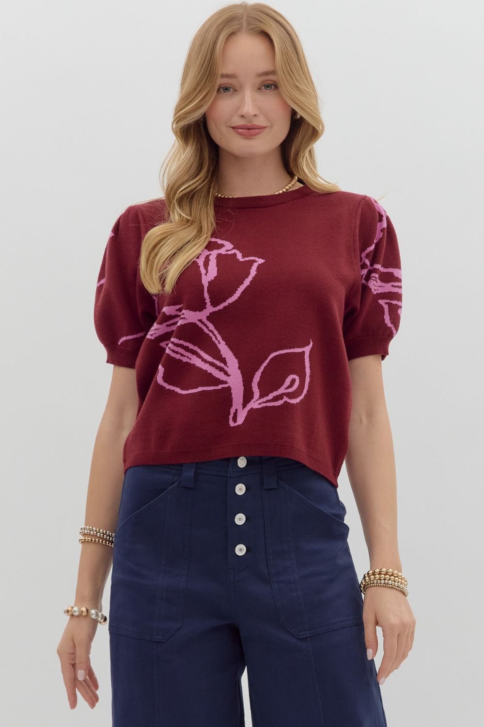 Sketchbook Bloom Sweater