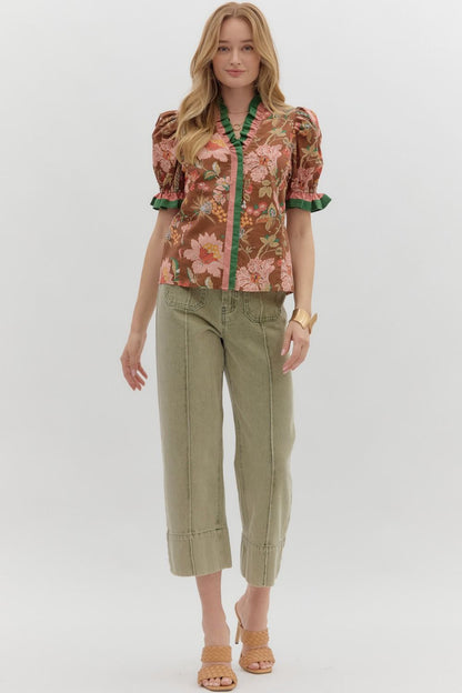 Autumn Bouquet Blouse