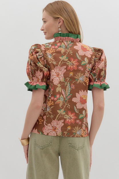 Autumn Bouquet Blouse