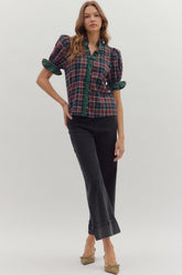 Holly Tartan Top Entro