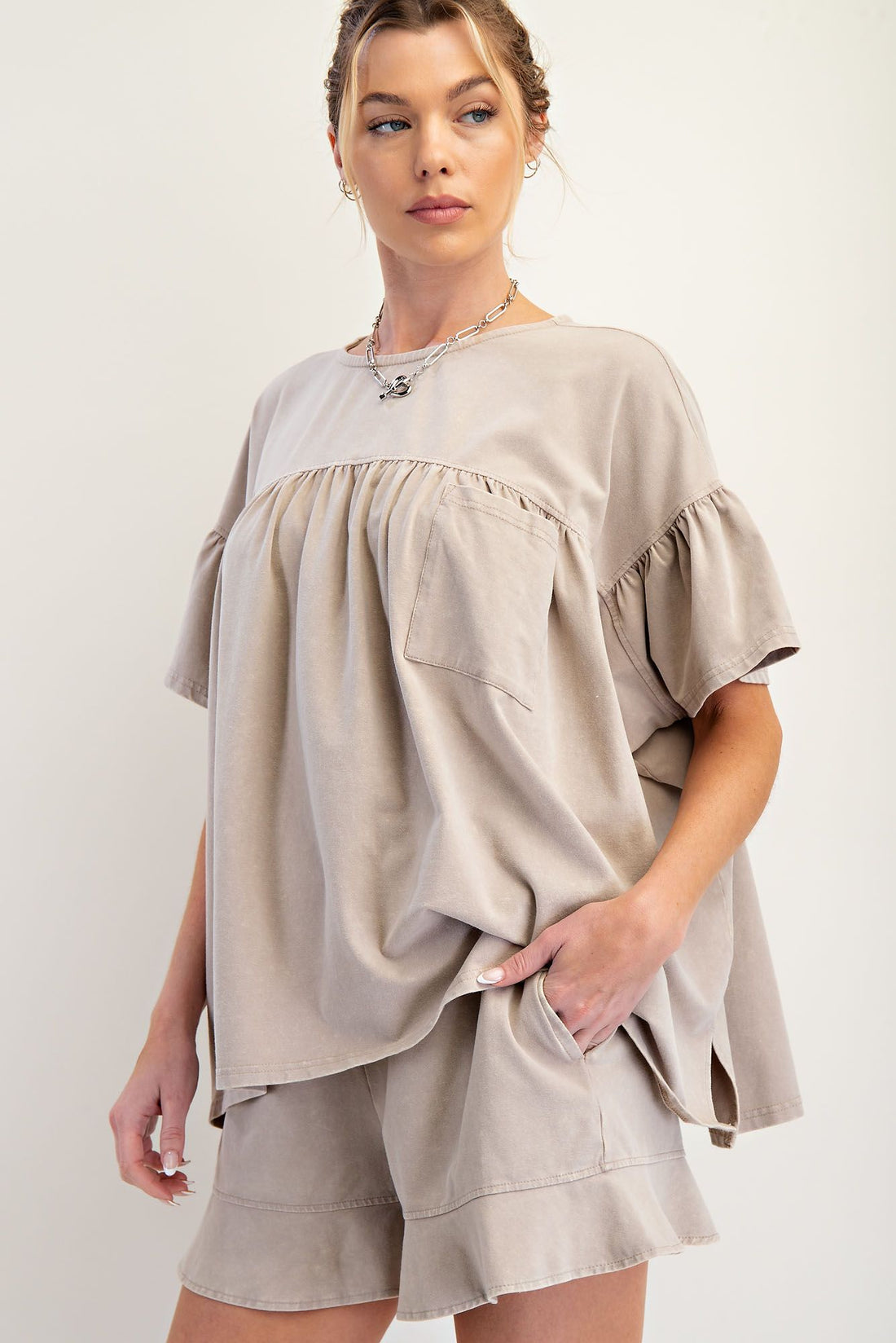 Breezy Comfort Babydoll top