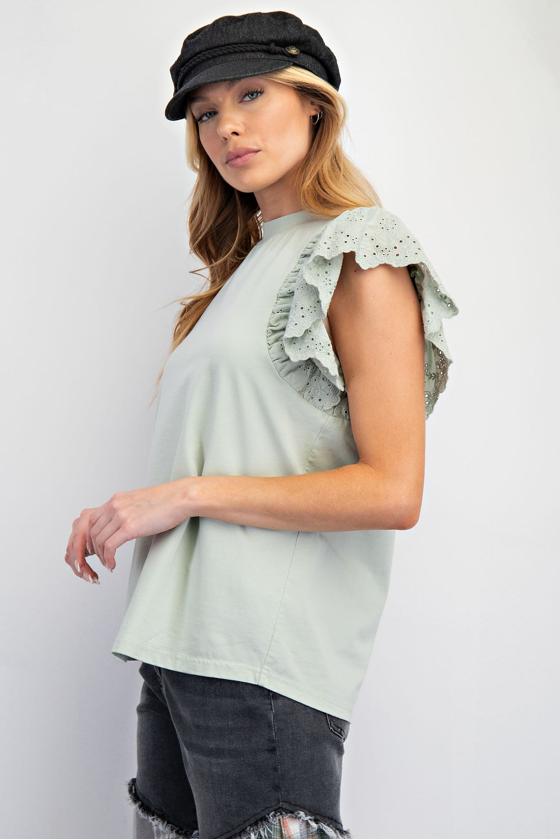 Sage &amp; Soar Lace Top