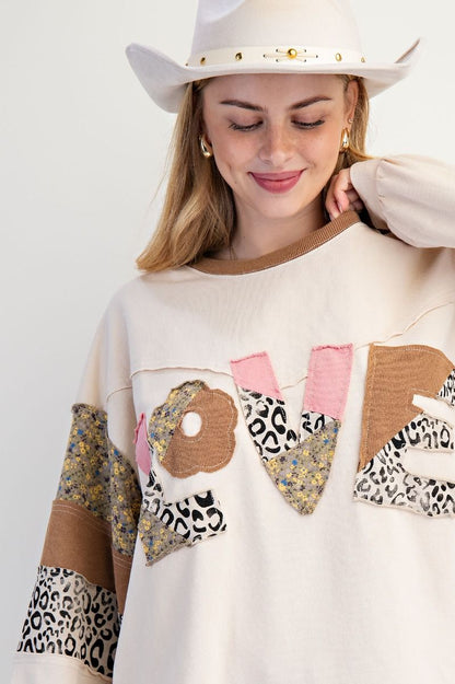 Patchwork Love Pullover