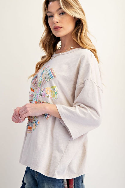 Sunburst Patchwork top
