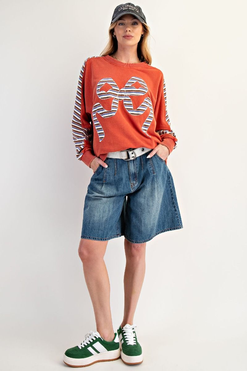 Rustic Ribbon Sweatshirt