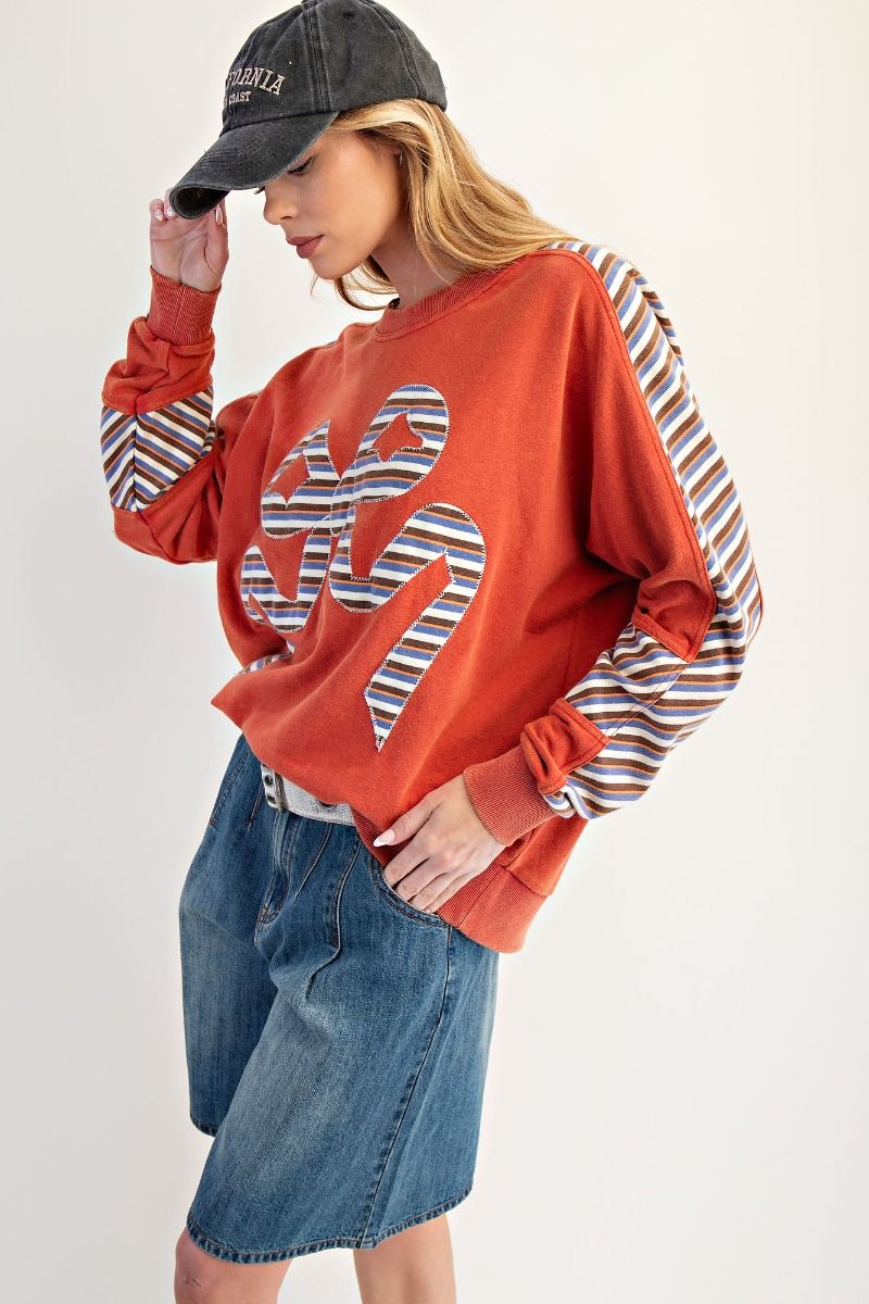 Rustic Ribbon Sweatshirt