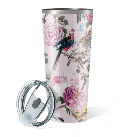 Blush Garden Songbird Tumbler
