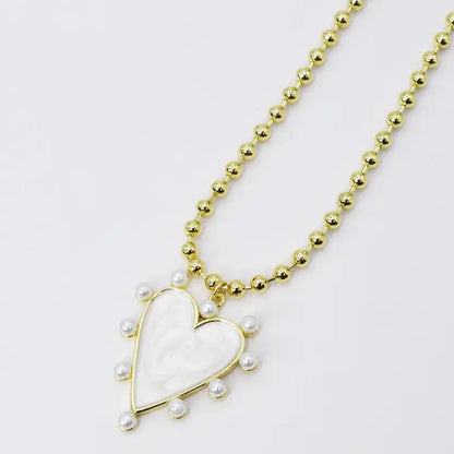 Heart OF Pearls Necklace