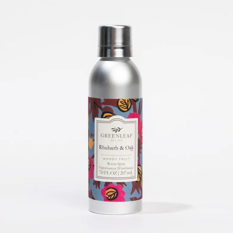 Rhubarb &amp; Oak Room Spray Greenleaf