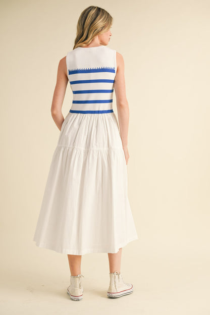 Chic Stripe Midi