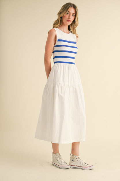 Chic Stripe Midi