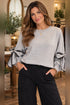 Plaid About You Bow Pullover Easel
