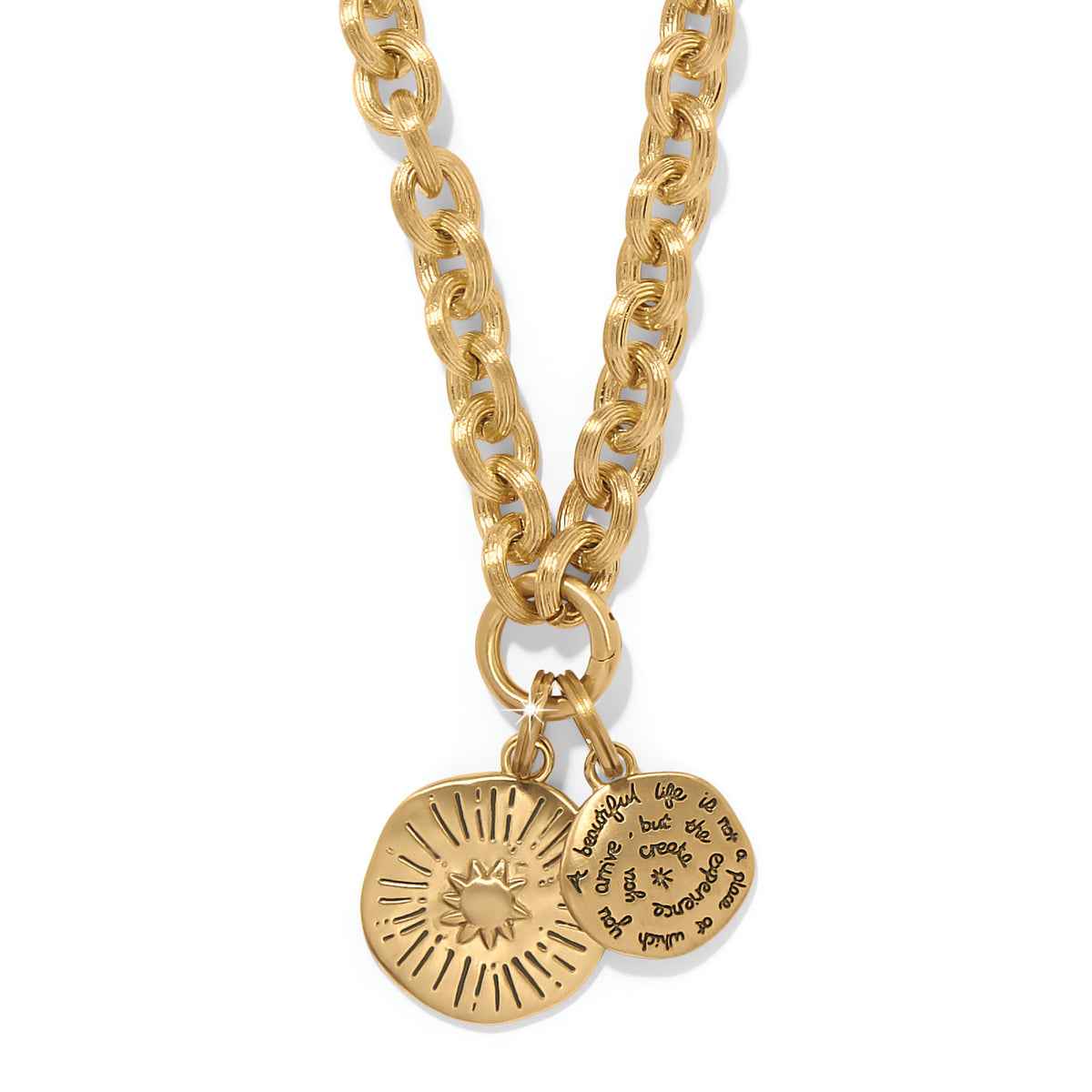 Token Lavish Link Charm Necklace Brighton