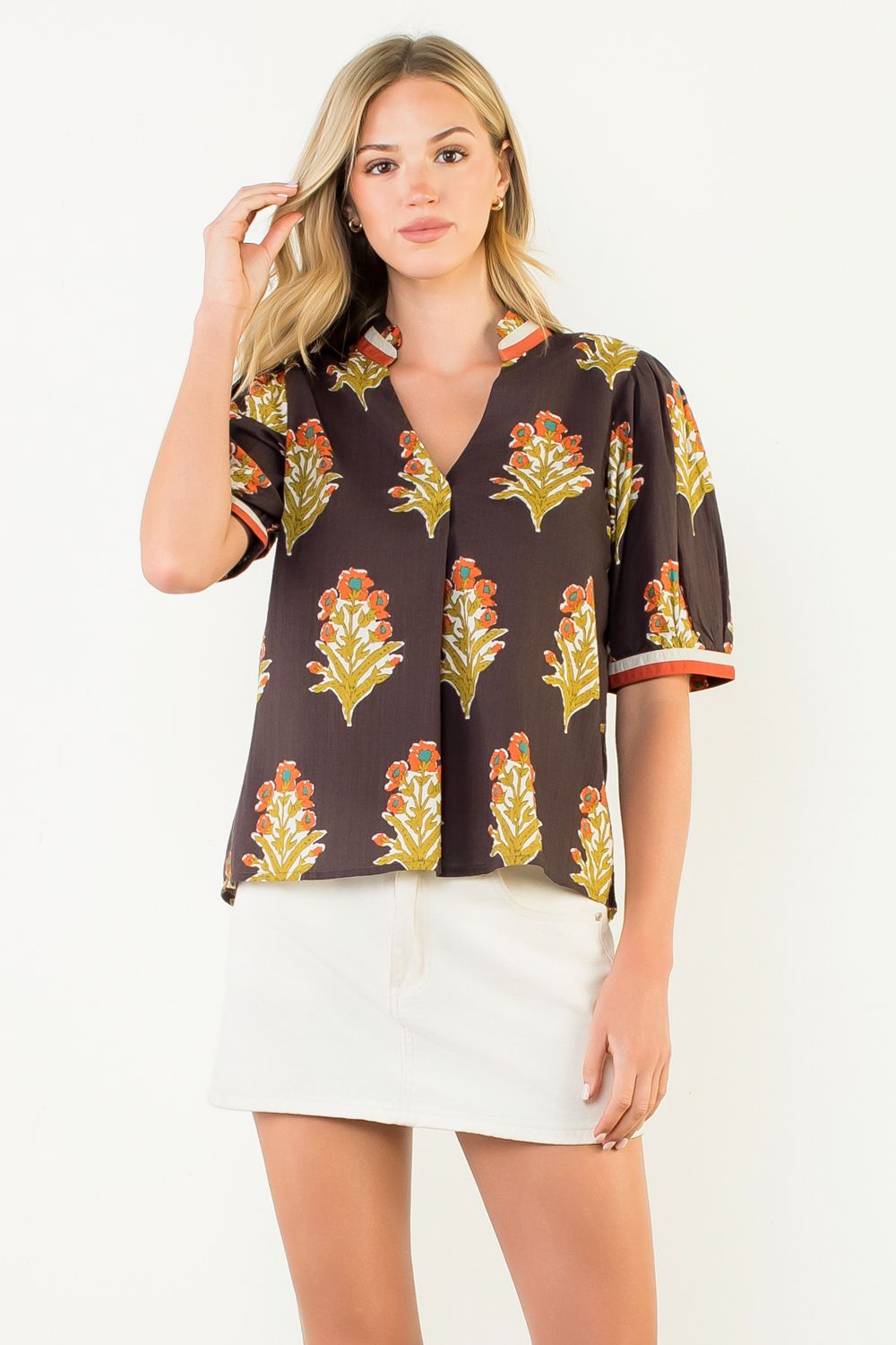 Autumn Bloom Blouse THML