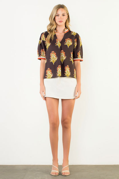 Autumn Bloom Blouse THML
